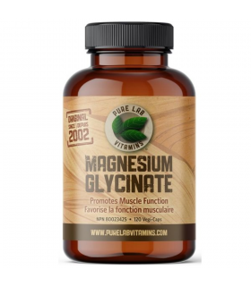 PURE LAB VITAMINS Magnesium Glycinate 120 Veggie Caps | Unbeatable Prices, Daily Deals | VITASHOP