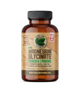 PURE LAB VITAMINS Magnesium Glycinate Powder 200 g