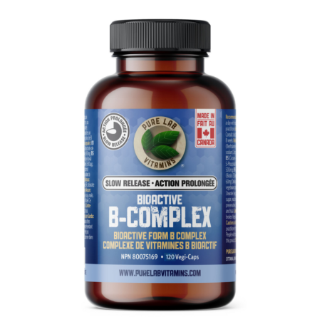 PURE LAB VITAMINS Bioactive B Complex Slow Release 120 Veggie Caps | 每天不同折扣, 全网最低价格 | 种类齐全的保健品店铺 VITASHOP, 只有你想不到, 没有你买不到 !