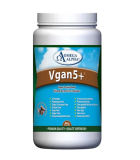 Omega Alpha Protein Vgan5+, Chocolate 800 g | Unbeatable Prices, Daily Deals | VITASHOP
