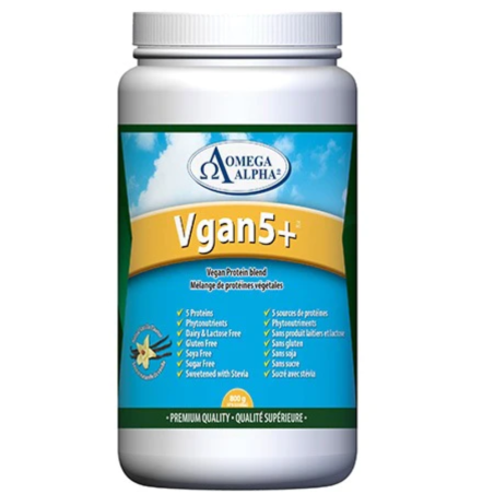 Protein Vgan5+, Vanilla 800 g | Safest & Easiest Shopping Vitamins Online | VITASHOP