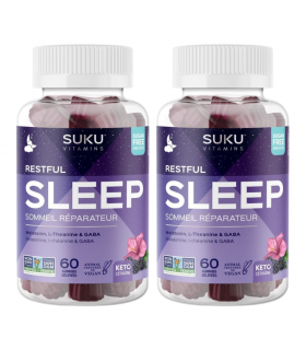 SUKU VITAMINS [BOGO DEAL] Restful Sleep 60 粒软糖 + 60 粒软糖免费 | 每天不同折扣, 全网最低价格 | 种类齐全的保健品店铺 VITASHOP, 只有你想不到, 没有你买不到 !