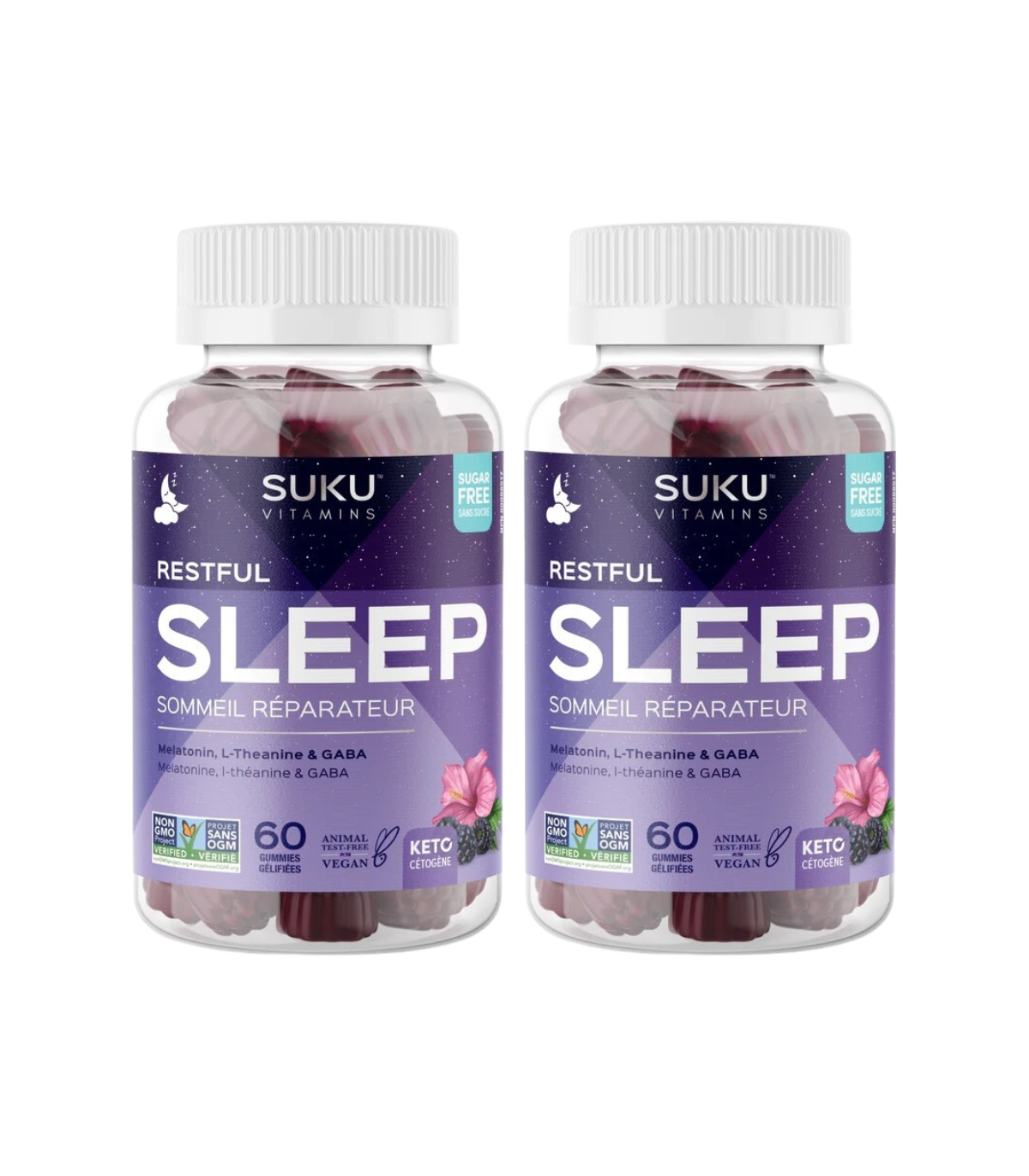 SUKU VITAMINS [2 for Deal] Restful Sleep 60 Gummies + 60 Gummies Free | Unbeatable Prices, Daily Deals | VITASHOP