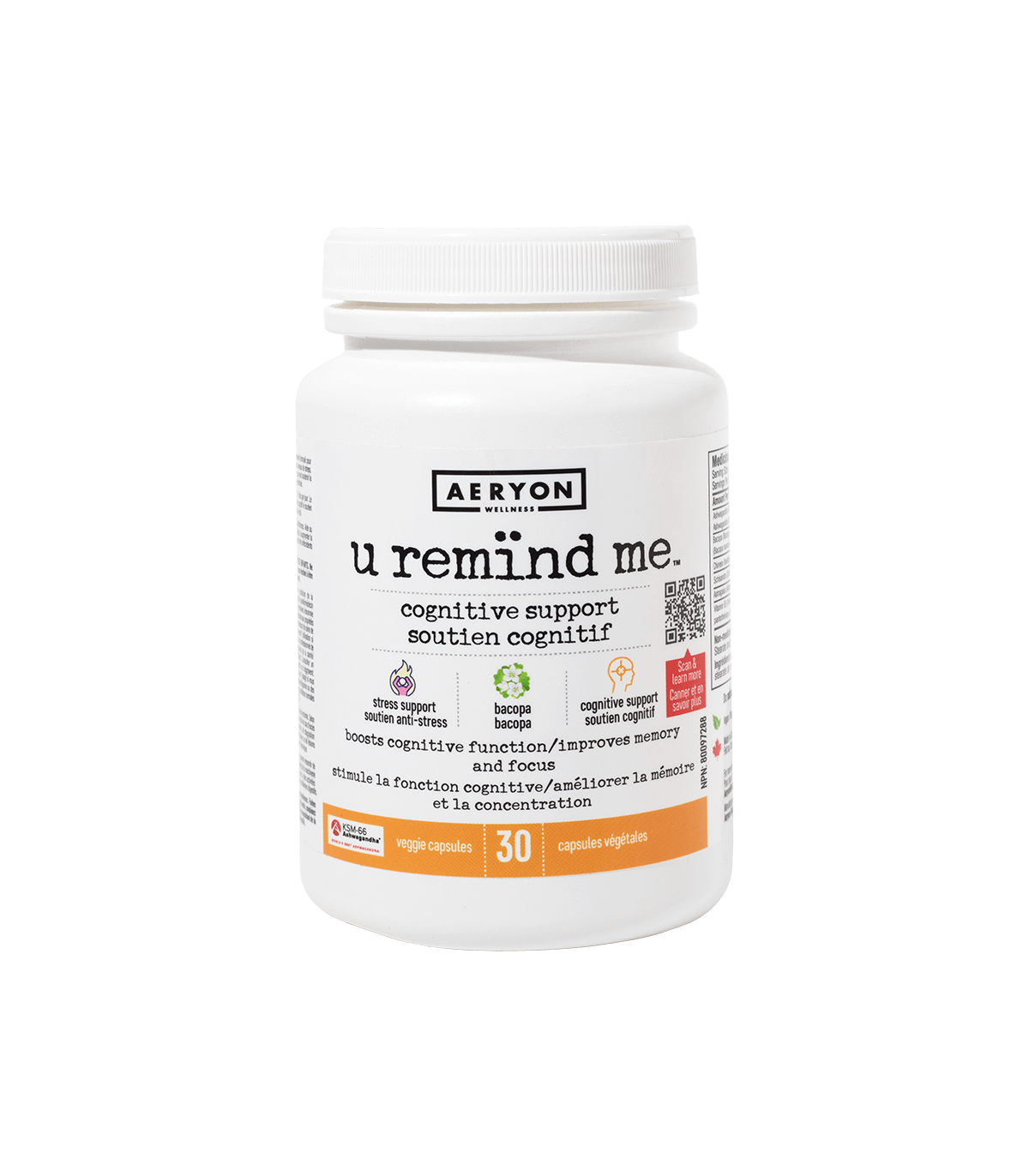 Aeryon Wellness U Remind Me 30 Vcaps
