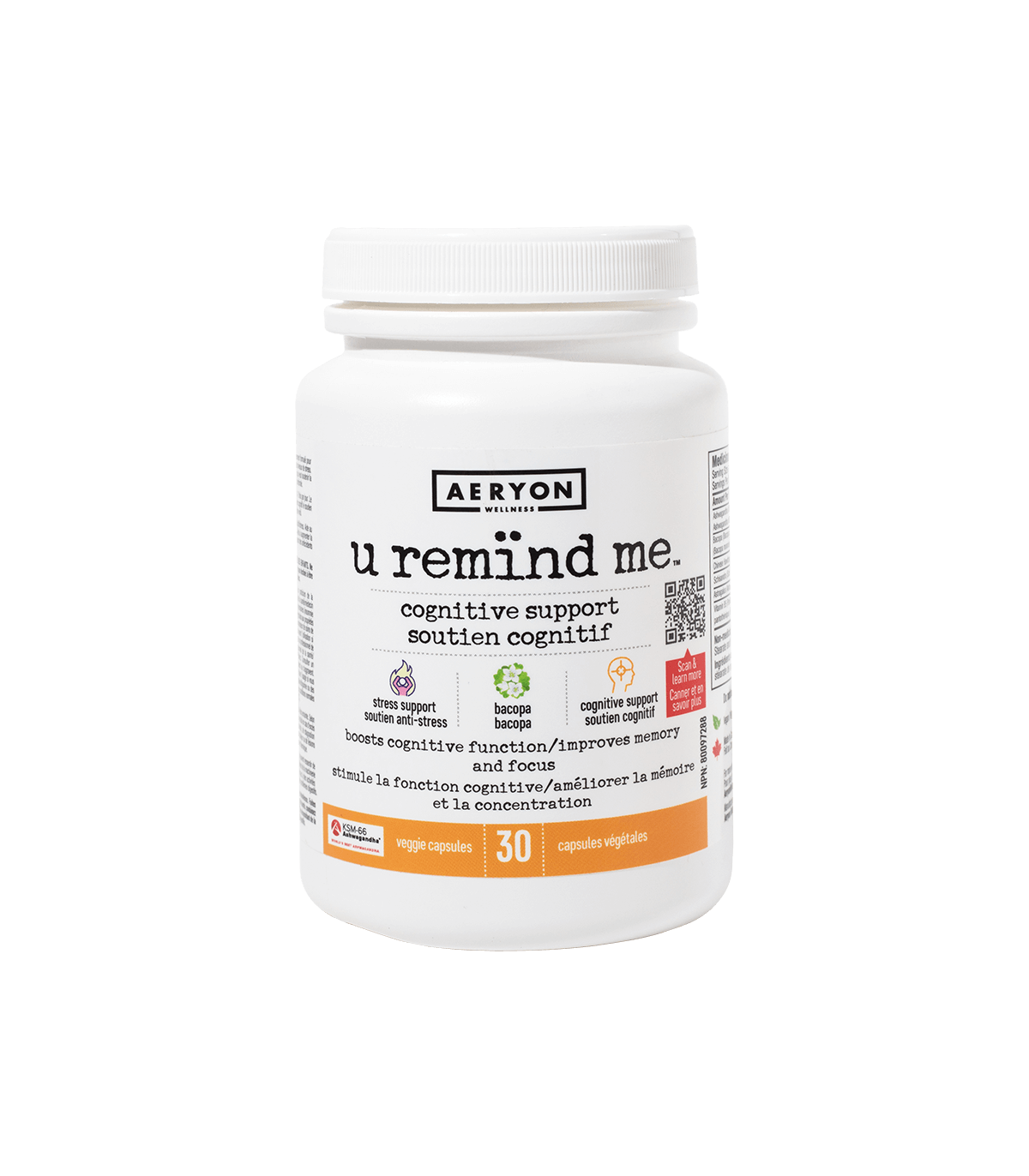 Aeryon Wellness U Remind Me 30 Vcaps