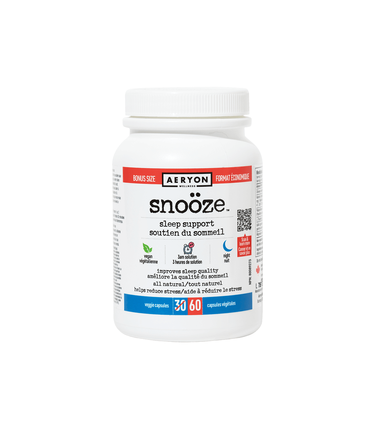 Aeryon Wellness Snooze Bonus 60 caps | 매일 업데이트되는 특가 상품 | VITASHOP