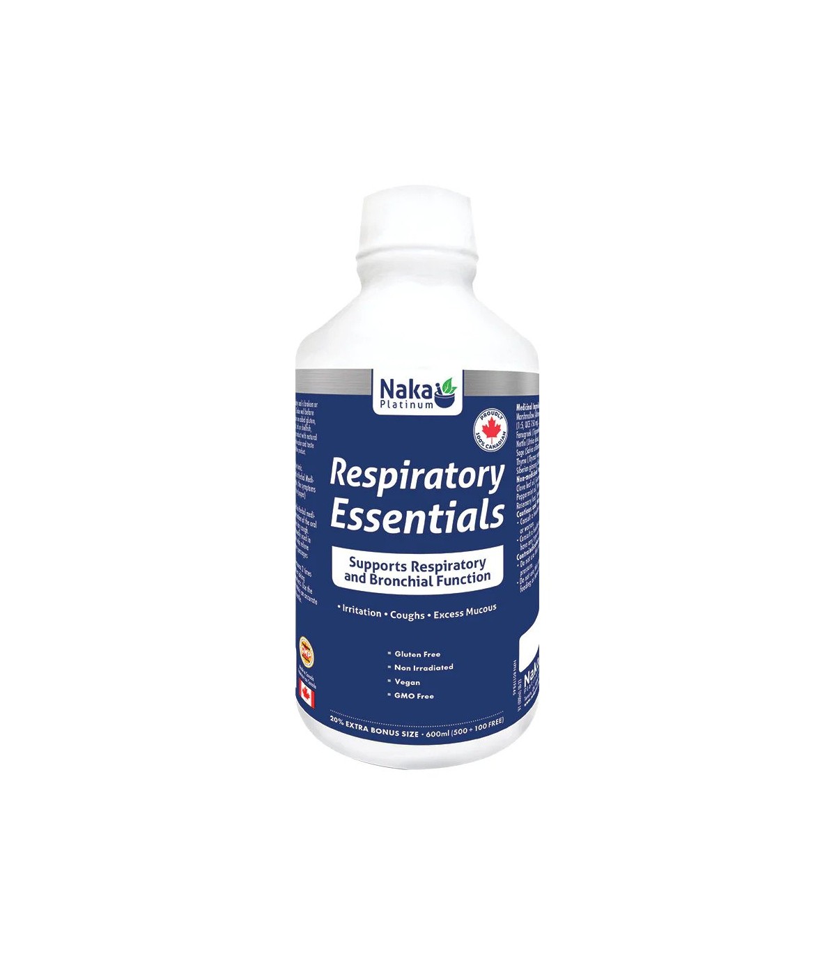 Naka Platinum Respiratory Essentials 600ml | 每天不同折扣, 全网最低价格 | 种类齐全的保健品店铺 VITASHOP, 只有你想不到, 没有你买不到 !