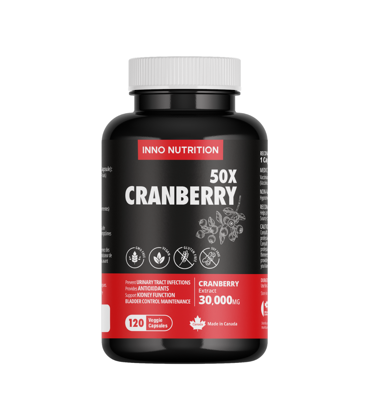 INNO NUTRITION Cranberry 600mg 120VCaps | Unbeatable Prices, Daily Deals | VITASHOP