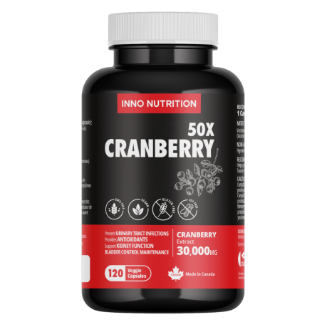 INNO NUTRITION Cranberry 600mg 120VCaps | Unbeatable Prices, Daily Deals | VITASHOP