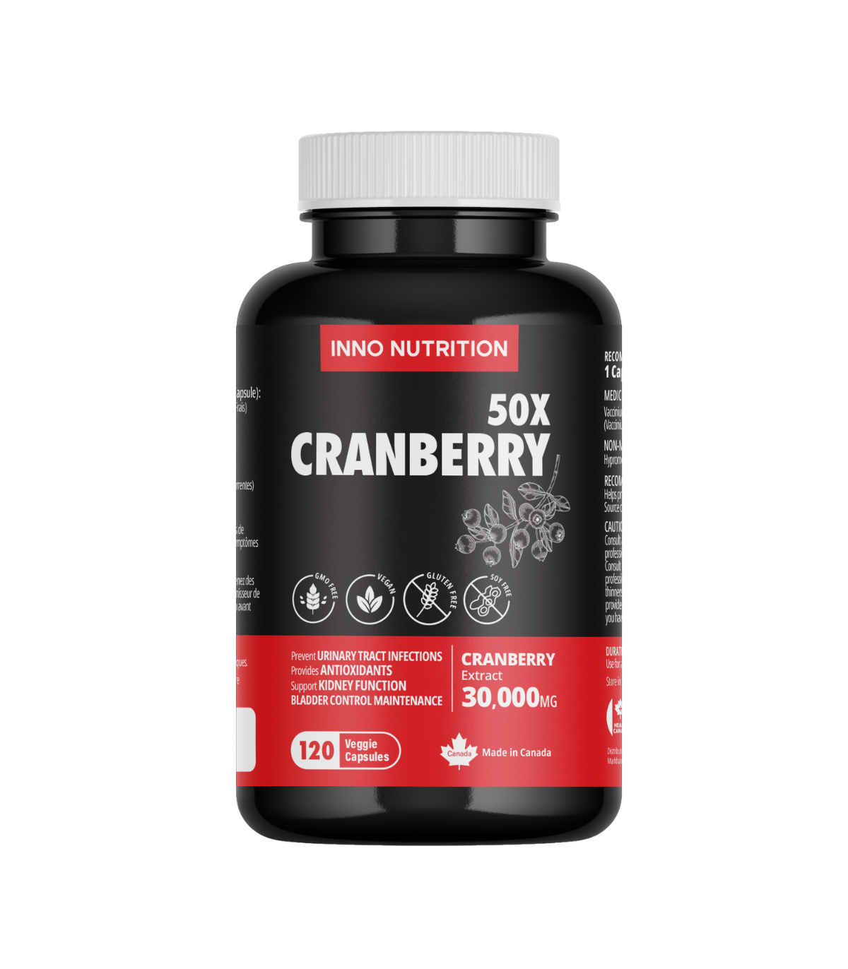 INNO NUTRITION Cranberry 600mg 120VCaps | Unbeatable Prices, Daily Deals | VITASHOP