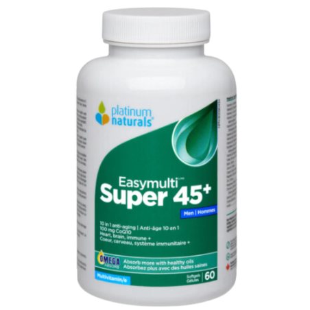 Platinum Naturals Super Easymulti® 45+ for Men 60 Softgels | 每天不同折扣, 全网最低价格 | 种类齐全的保健品店铺 VITASHOP, 只有你想不到, 没有你买不到 !