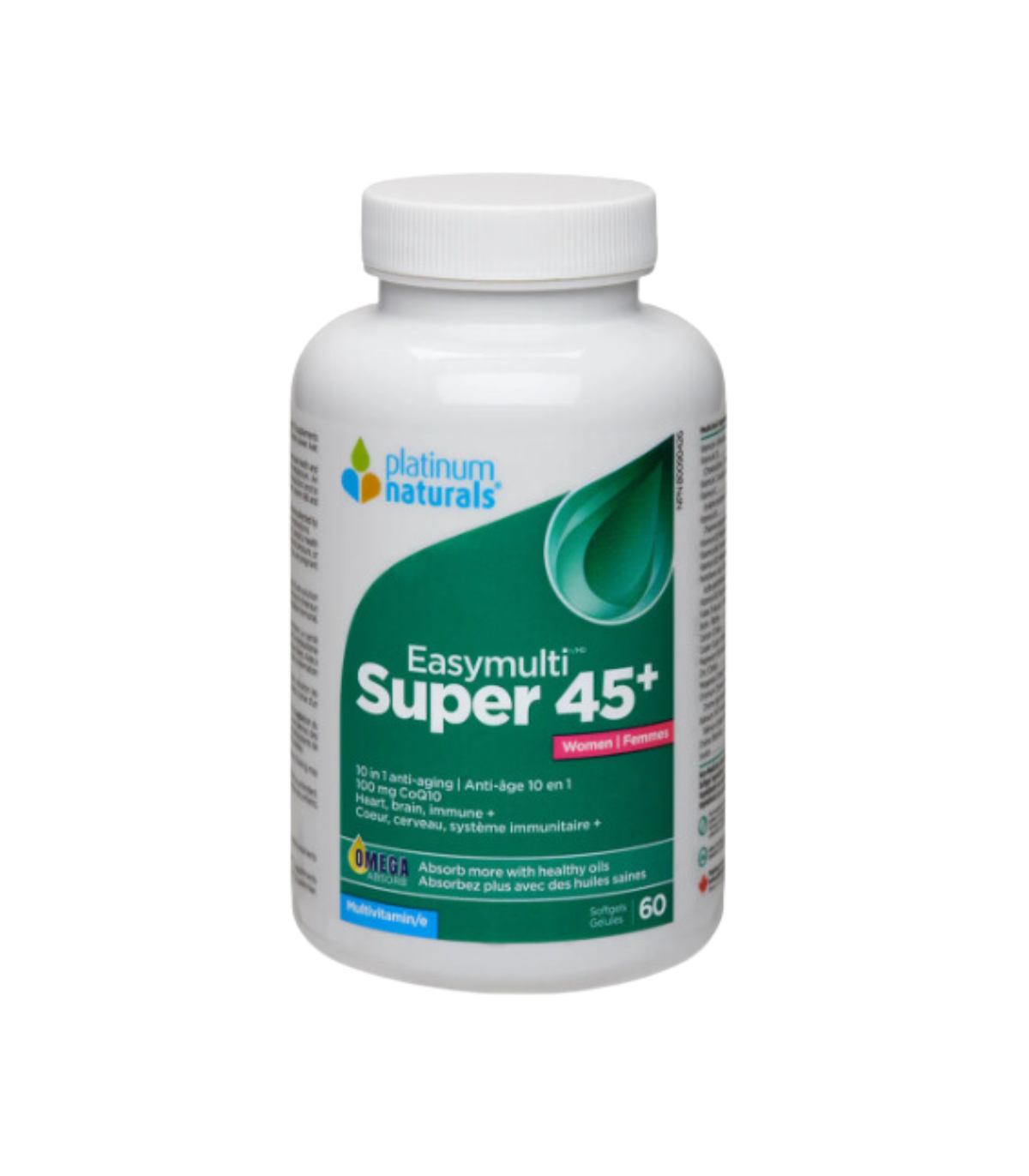 Platinum Naturals Super Easymulti® 45+ for Women 60 Softgels | 每天不同折扣, 全网最低价格 | 种类齐全的保健品店铺 VITASHOP, 只有你想不到, 没有你买不到 !