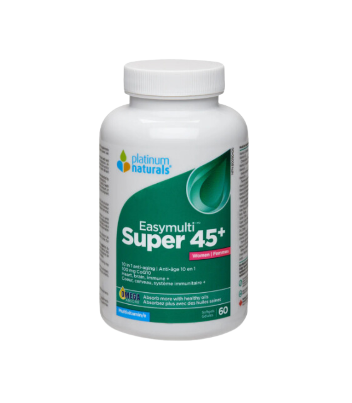 Platinum Naturals Super Easymulti® 45+ for Women 60 Softgels | 每天不同折扣, 全网最低价格 | 种类齐全的保健品店铺 VITASHOP, 只有你想不到, 没有你买不到 !