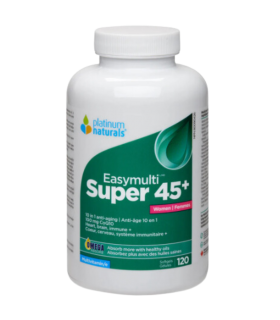 Platinum Naturals 플래티넘 내추럴스 Super Easymulti® 45+ for Women 120 소프트젤 | 매일 업데이트되는 특가 상품 | VITASHOP