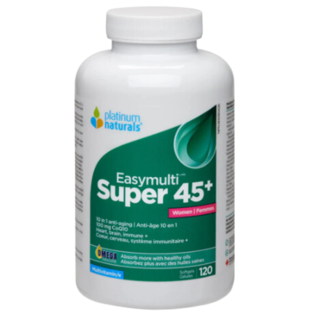 Platinum Naturals Super Easymulti® 45+ for Women 120 Softgels | Unbeatable Prices, Daily Deals | VITASHOP