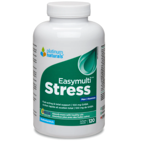 Platinum Naturals Easymulti® Stress for Men 120 Softgels | Unbeatable Prices, Daily Deals | VITASHOP