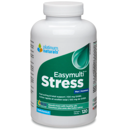 Platinum Naturals Easymulti® Stress for Men 120 Softgels | Unbeatable Prices, Daily Deals | VITASHOP
