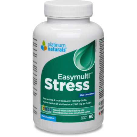 Easymulti® Stress for Men 60 Softgels | Safest & Easiest Shopping Vitamins Online | VITASHOP