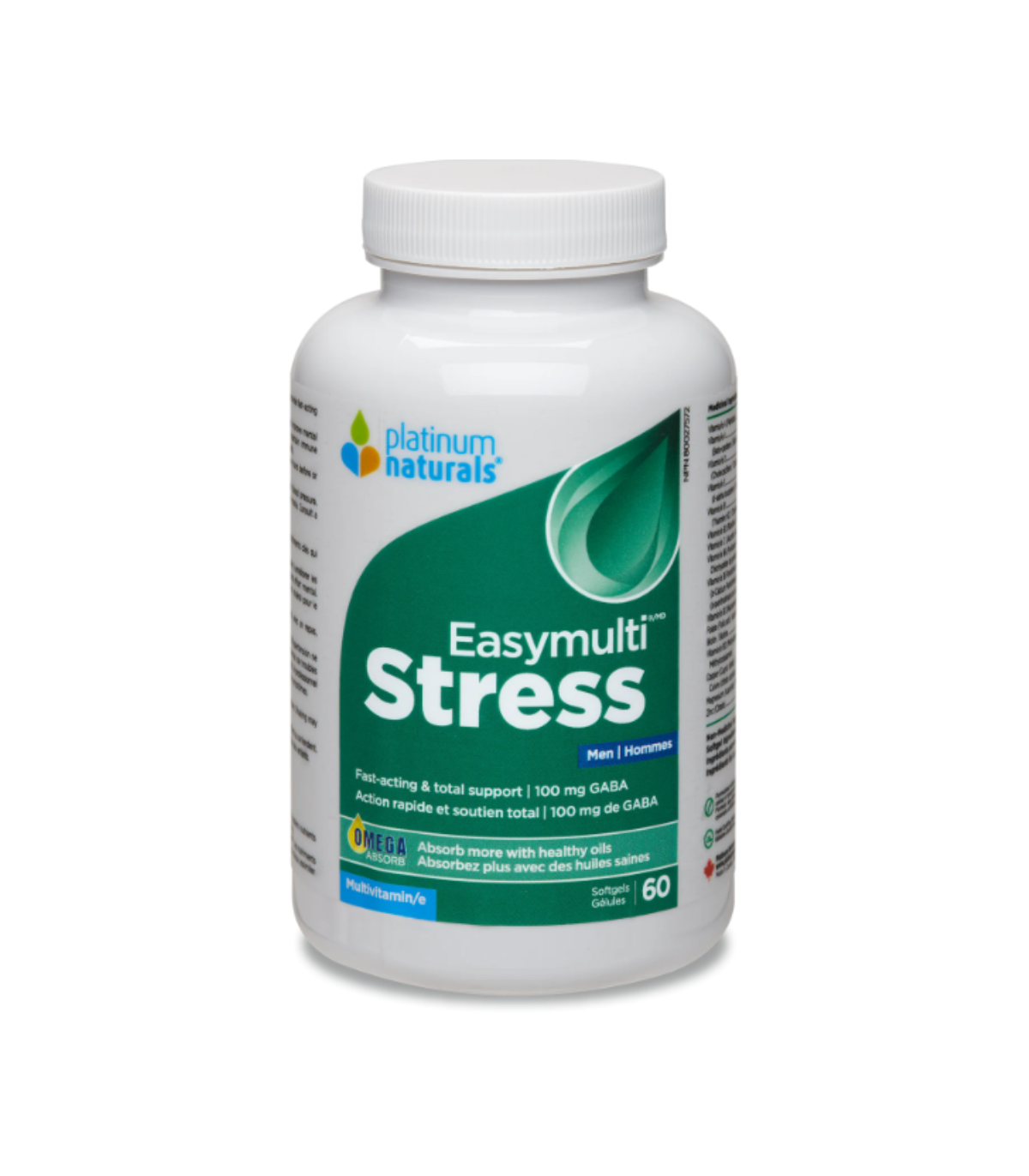 Easymulti® Stress for Men 60 Softgels | Safest & Easiest Shopping Vitamins Online | VITASHOP