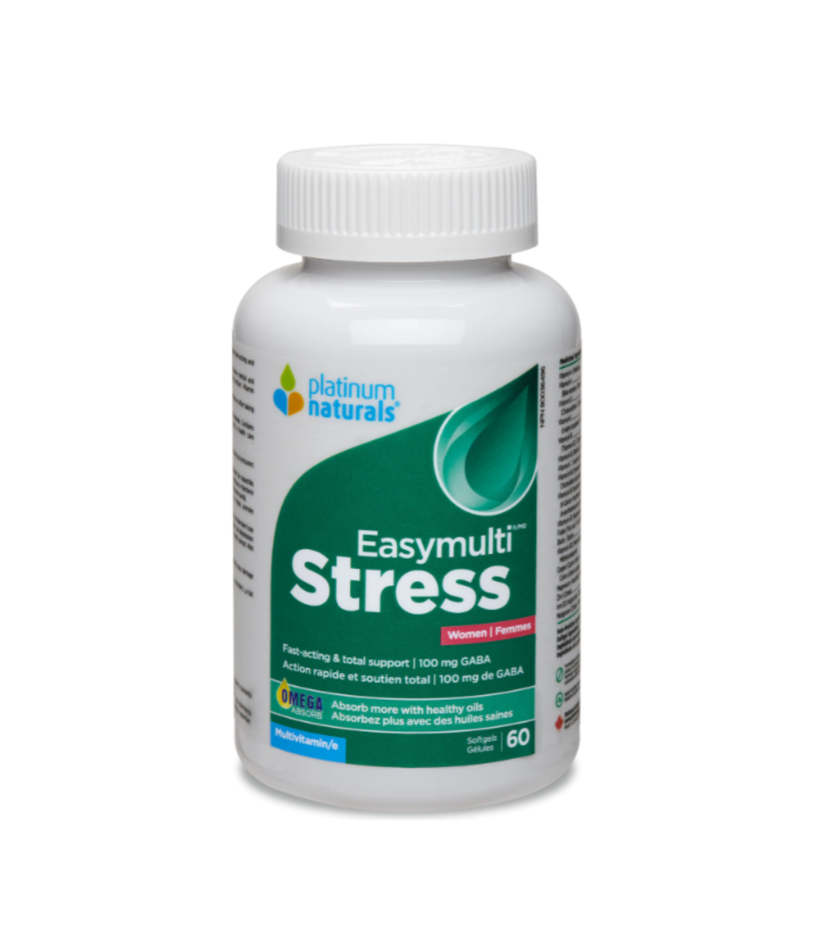 Platinum Naturals 플래티넘 내추럴스 Easymulti® Stress for Women 60 소프트젤 | 매일 업데이트되는 특가 상품 | VITASHOP