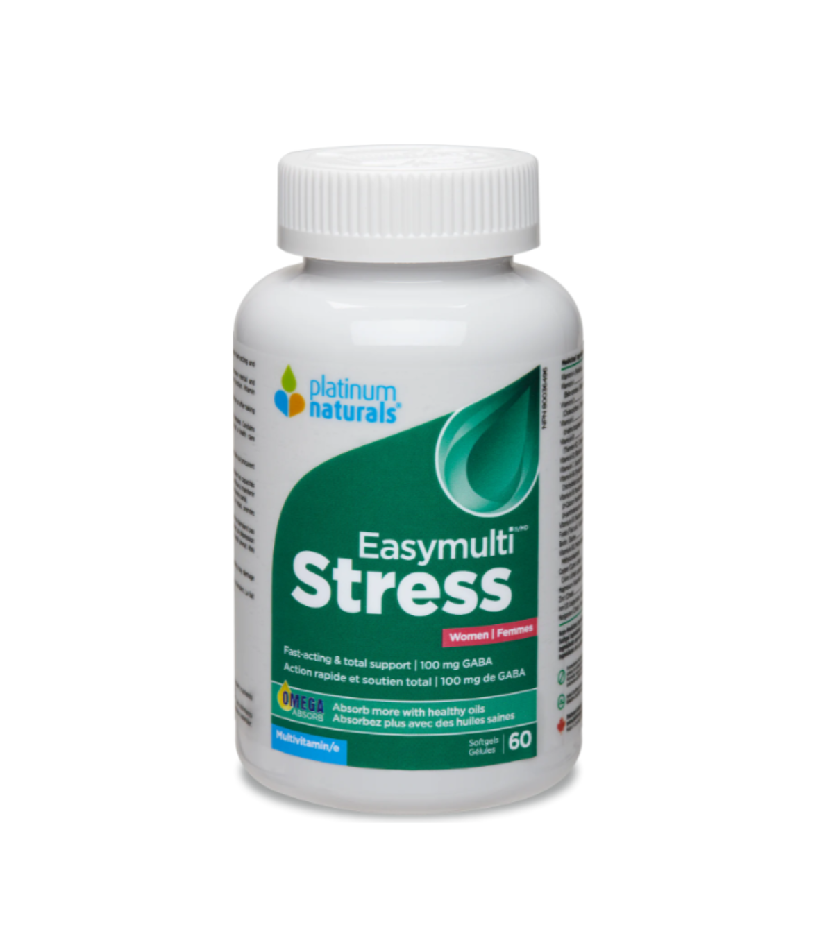 Platinum Naturals 플래티넘 내추럴스 Easymulti® Stress for Women 60 소프트젤 | 매일 업데이트되는 특가 상품 | VITASHOP