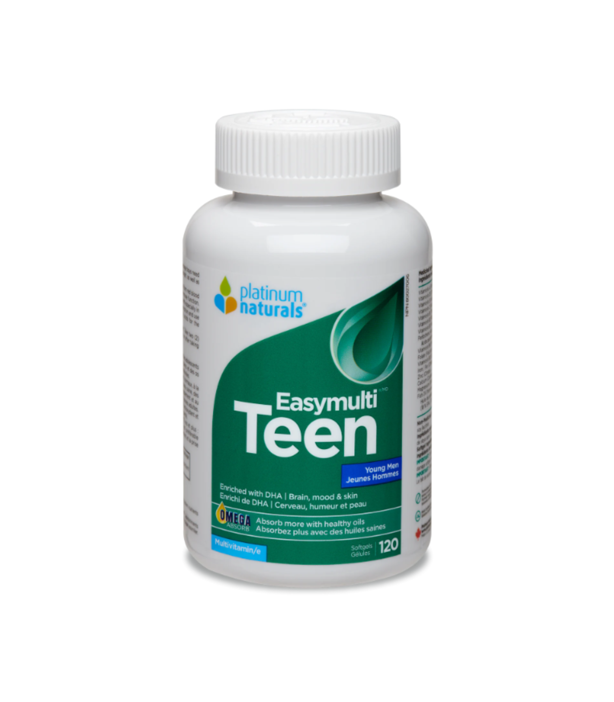 Platinum Naturals 플래티넘 내추럴스 Easymulti® Teen for Young Men 120 소프트젤 | 매일 업데이트되는 특가 상품 | VITASHOP