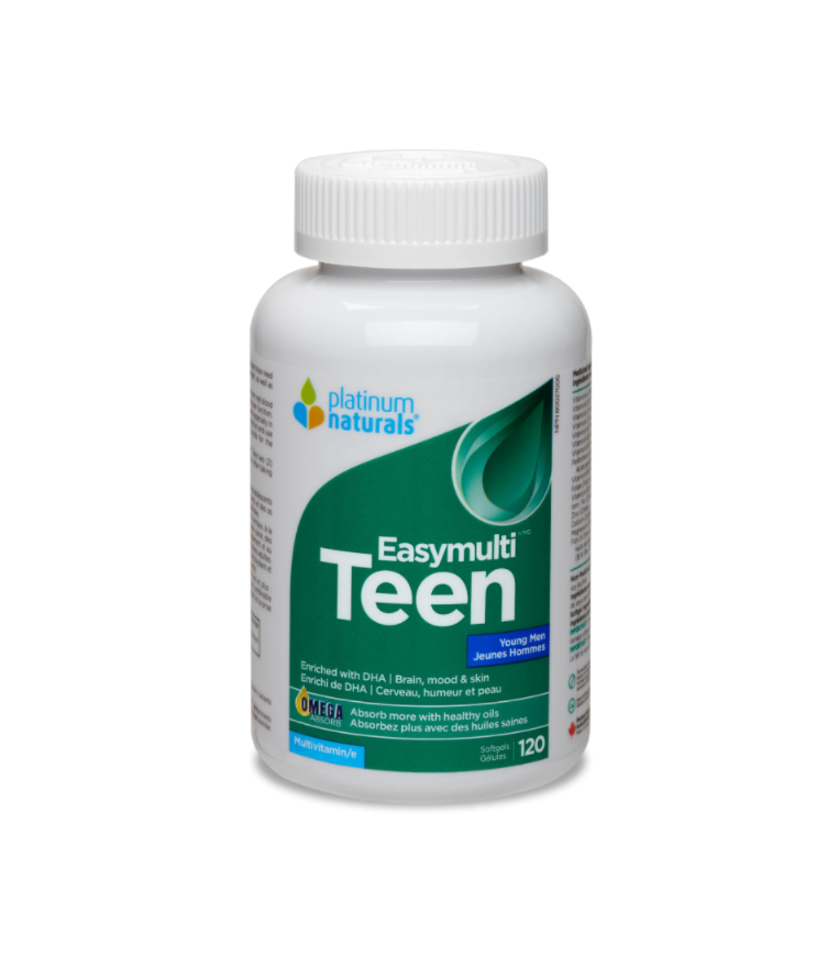 Platinum Naturals 플래티넘 내추럴스 Easymulti® Teen for Young Men 120 소프트젤 | 매일 업데이트되는 특가 상품 | VITASHOP