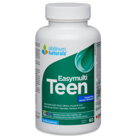 Platinum Naturals Easymulti® Teen for Young Men 60 Softgels | 每天不同折扣, 全网最低价格 | 种类齐全的保健品店铺 VITASHOP, 只有你想不到, 没有你买不到 !