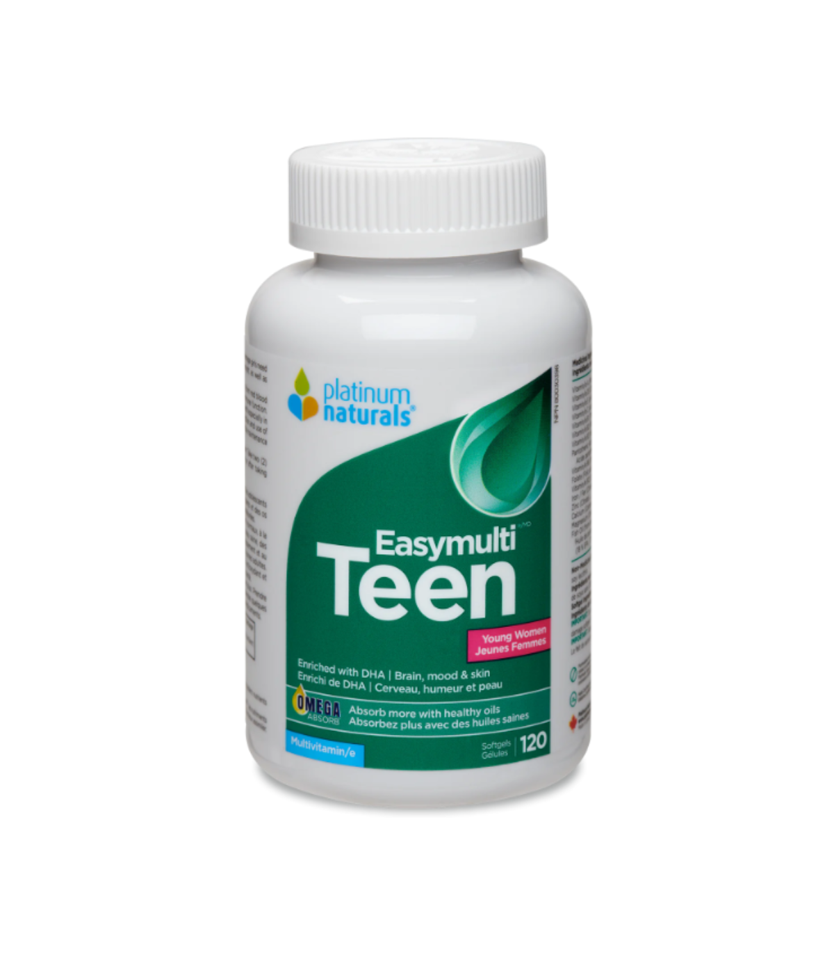 Easymulti® Teen for Young Women 120 Softgels | Safest & Easiest Shopping Vitamins Online | VITASHOP