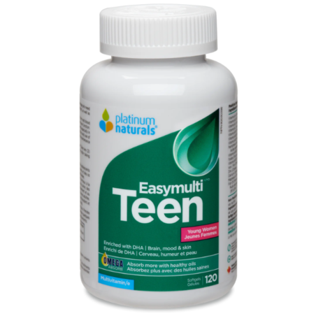 Easymulti® Teen for Young Women 120 Softgels | Safest & Easiest Shopping Vitamins Online | VITASHOP