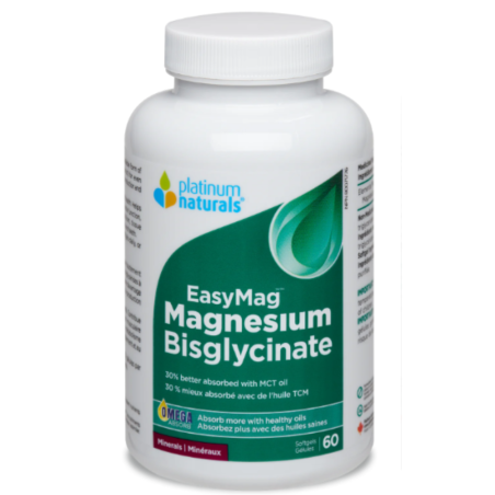 Platinum Naturals EasyMag™ Magnesium Bisglycinate 60 Softgels | Unbeatable Prices, Daily Deals | VITASHOP