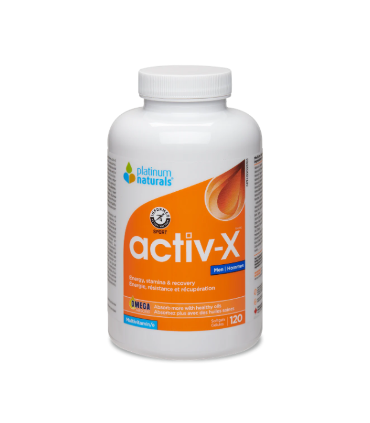 Platinum Naturals Activ-X™ for Men 120 Softgels | Unbeatable Prices, Daily Deals | VITASHOP
