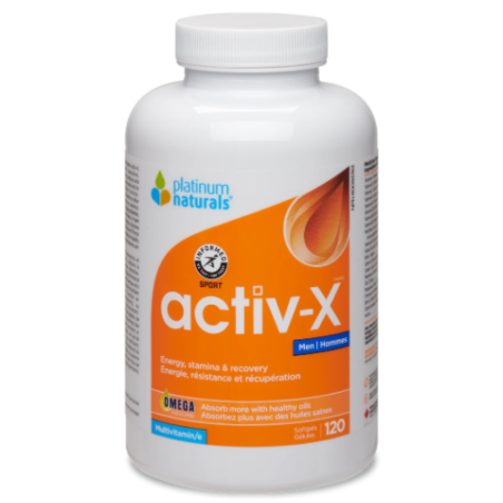 Platinum Naturals Activ-X™ for Men 120 Softgels | Unbeatable Prices, Daily Deals | VITASHOP