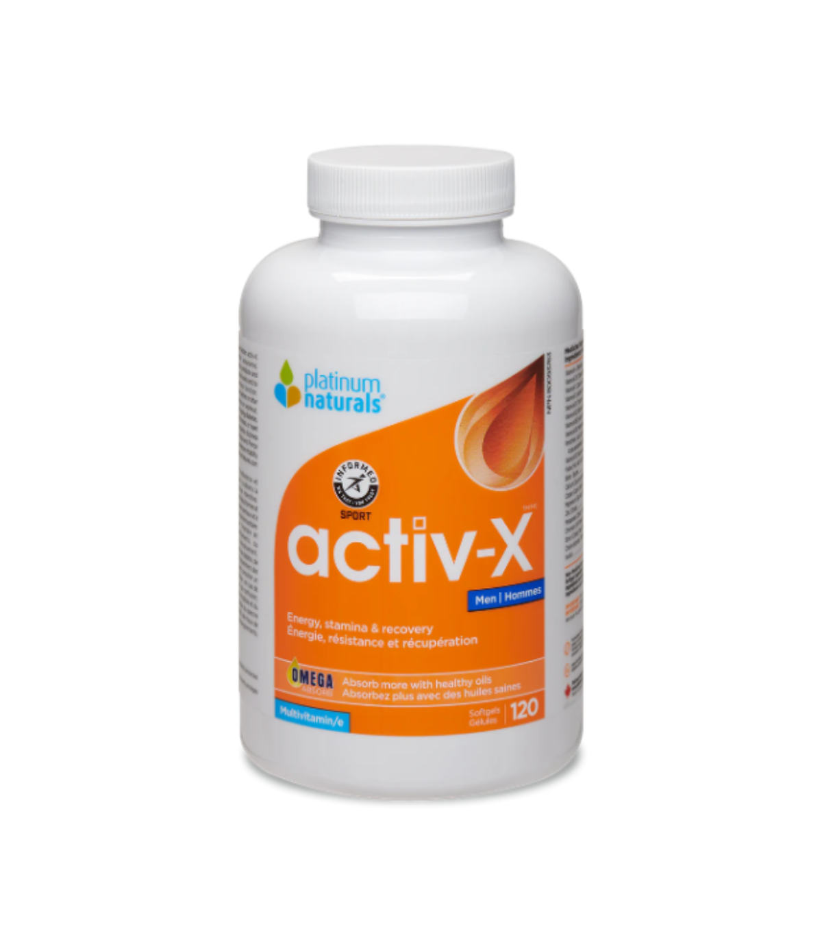Platinum Naturals Activ-X™ for Men 120 Softgels | 每天不同折扣, 全网最低价格 | 种类齐全的保健品店铺 VITASHOP, 只有你想不到, 没有你买不到 !