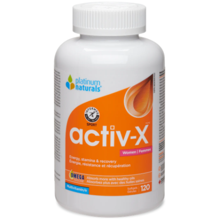 Platinum Naturals Activ-X™ for Women 120 Softgels | Unbeatable Prices, Daily Deals | VITASHOP