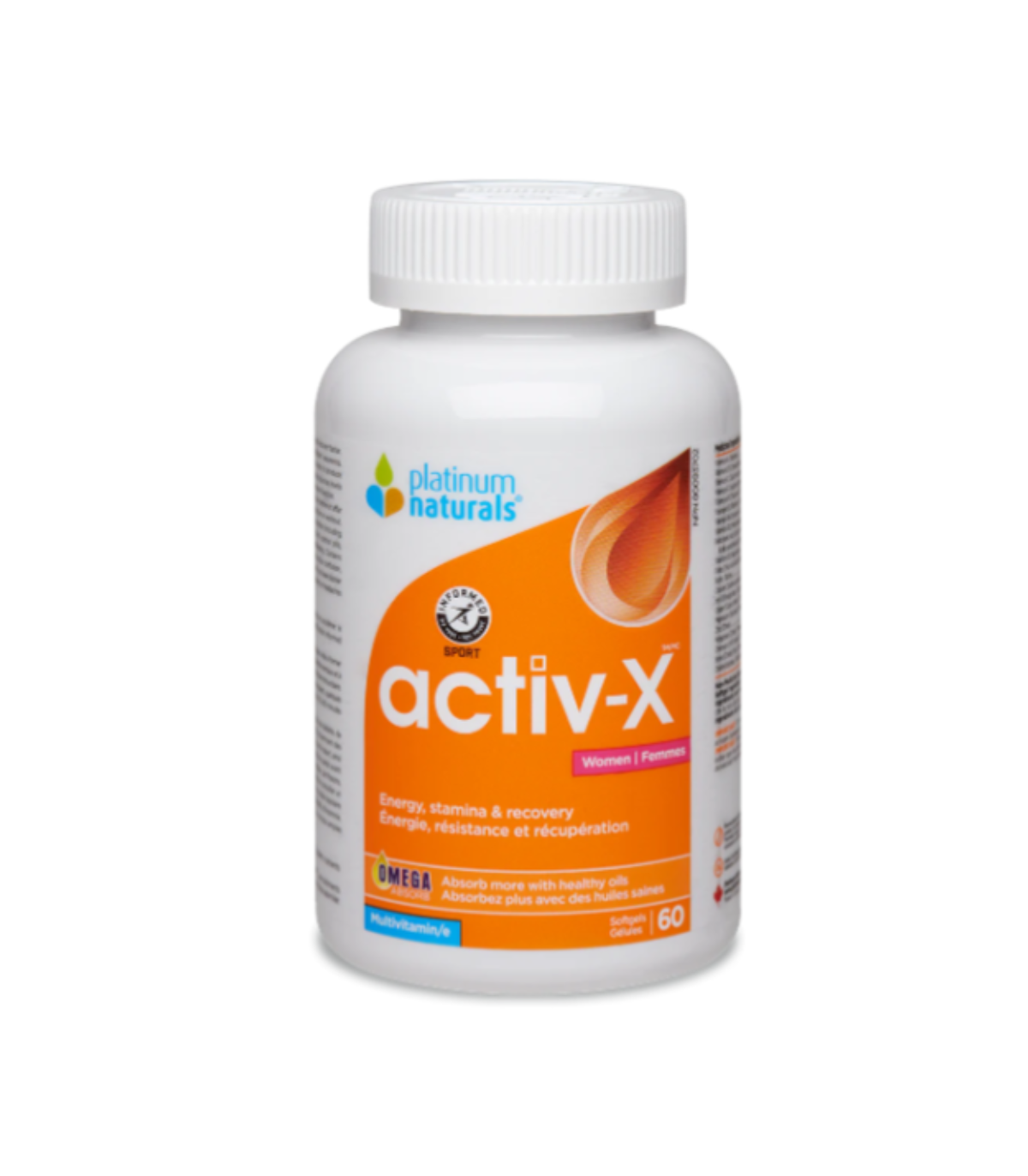 Platinum Naturals 플래티넘 내추럴스 Activ-X™ for Women 60 소프트젤 | 매일 업데이트되는 특가 상품 | VITASHOP