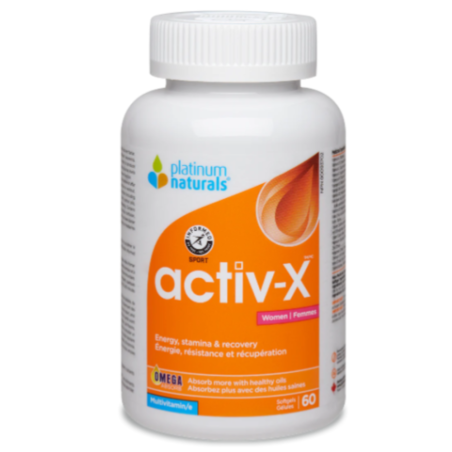 Platinum Naturals 플래티넘 내추럴스 Activ-X™ for Women 60 소프트젤 | 매일 업데이트되는 특가 상품 | VITASHOP