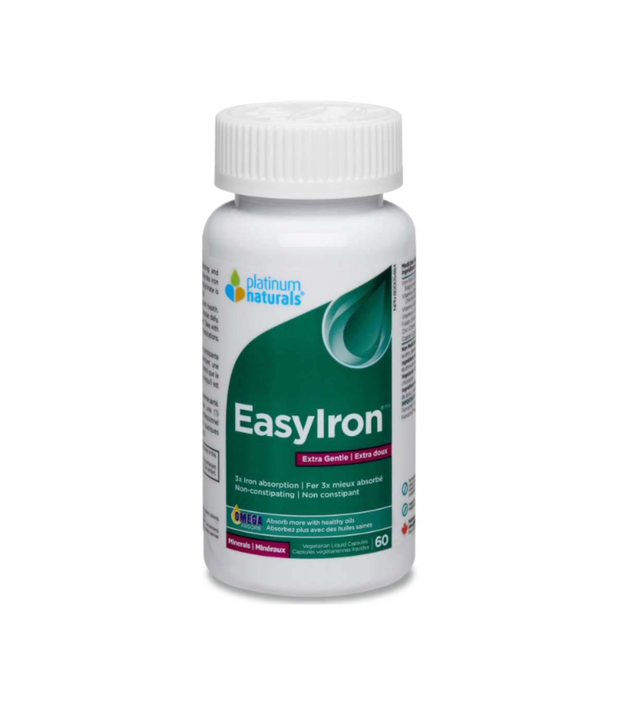 Platinum Naturals EasyIron® Extra Gentle 60 Softgels | Unbeatable Prices, Daily Deals | VITASHOP