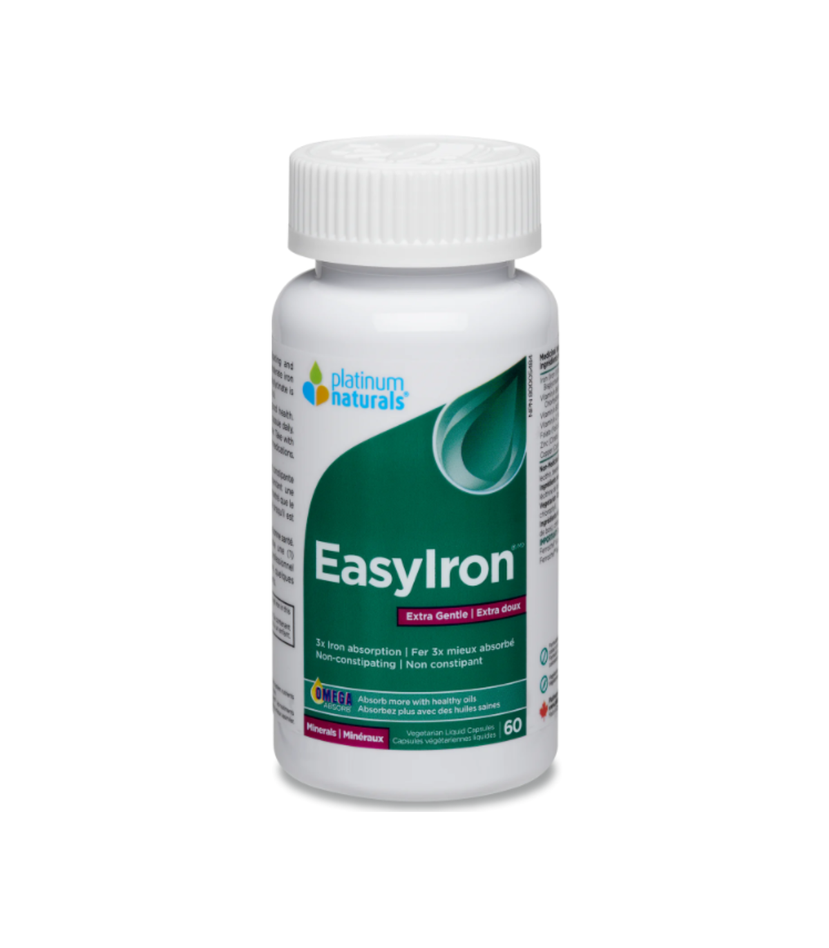 Platinum Naturals EasyIron® Extra Gentle 60 Softgels | Unbeatable Prices, Daily Deals | VITASHOP