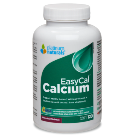 Platinum Naturals EasyCal® Calcium 120 Softgels | Unbeatable Prices, Daily Deals | VITASHOP