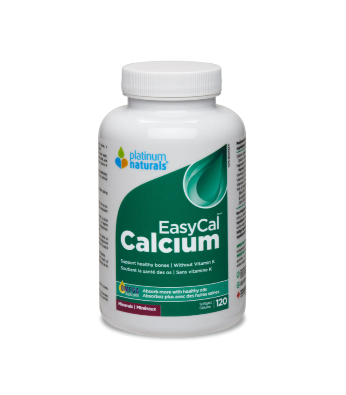 Platinum Naturals EasyCal® Calcium 120 Softgels | Unbeatable Prices, Daily Deals | VITASHOP