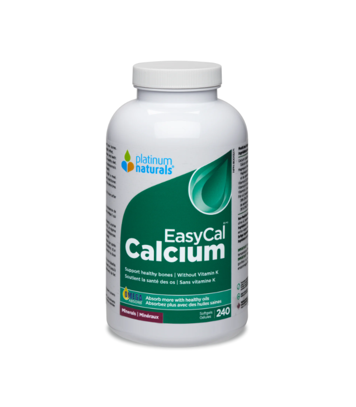 Platinum Naturals EasyCal® Calcium 240 Softgels | Unbeatable Prices, Daily Deals | VITASHOP