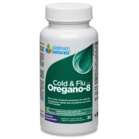 Oregano-8™ Cold & Flu 30 Softgels | Safest & Easiest Shopping Vitamins Online | VITASHOP