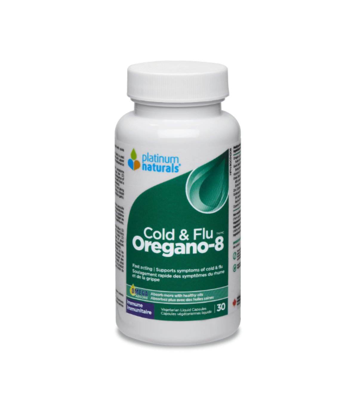 Oregano-8™ Cold & Flu 30 Softgels | Safest & Easiest Shopping Vitamins Online | VITASHOP
