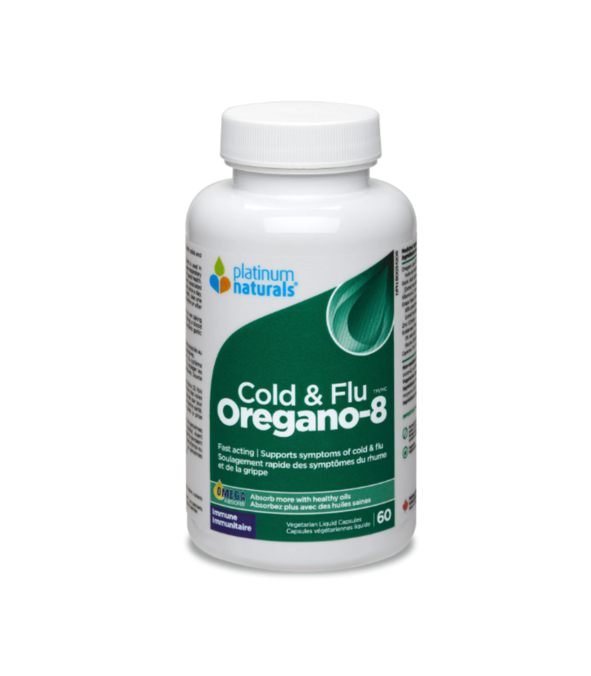 Platinum Naturals Oregano-8™ Cold & Flu 60 Softgels | Unbeatable Prices, Daily Deals | VITASHOP
