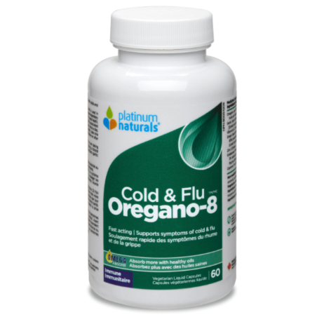 Platinum Naturals Oregano-8™ Cold & Flu 60 Softgels | Unbeatable Prices, Daily Deals | VITASHOP