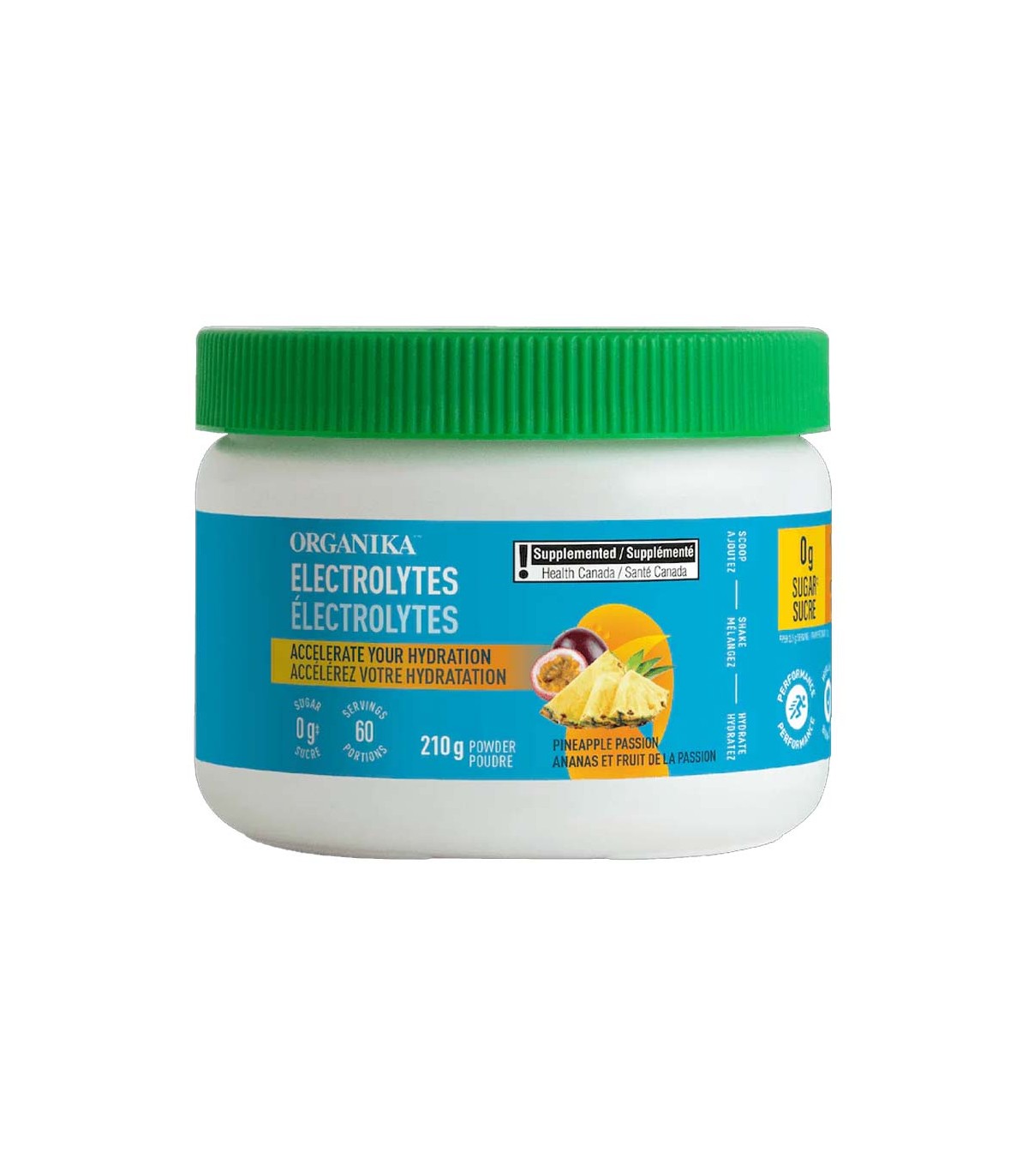 Organika Electrolytes Pineapple Passion 210 g (60 Servings) | Unbeatable Prices, Daily Deals | VITASHOP
