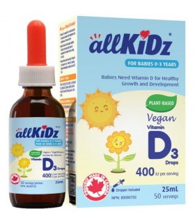 allKIDZ 비건 비타민 D3 드롭스 25mL | 매일 업데이트되는 특가 상품 | VITASHOP