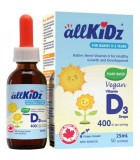 allKIDZ 素食维生素 D3 滴剂 25 毫升 | 每天不同折扣, 全网最低价格 | 种类齐全的保健品店铺 VITASHOP, 只有你想不到, 没有你买不到 !