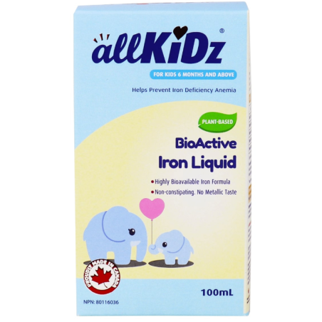 Allkidz BioActive Iron Liquid 100 mL